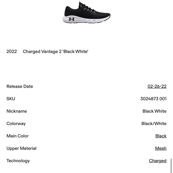 Under Armour Charged Vantage 2 - Picture 2 of 6